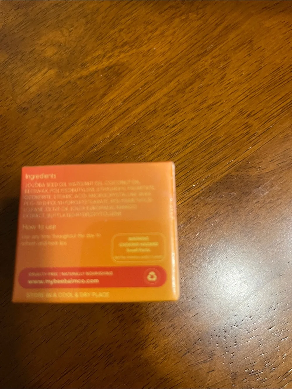 Mango Bee Balm Lip & Skin Balm — Orange